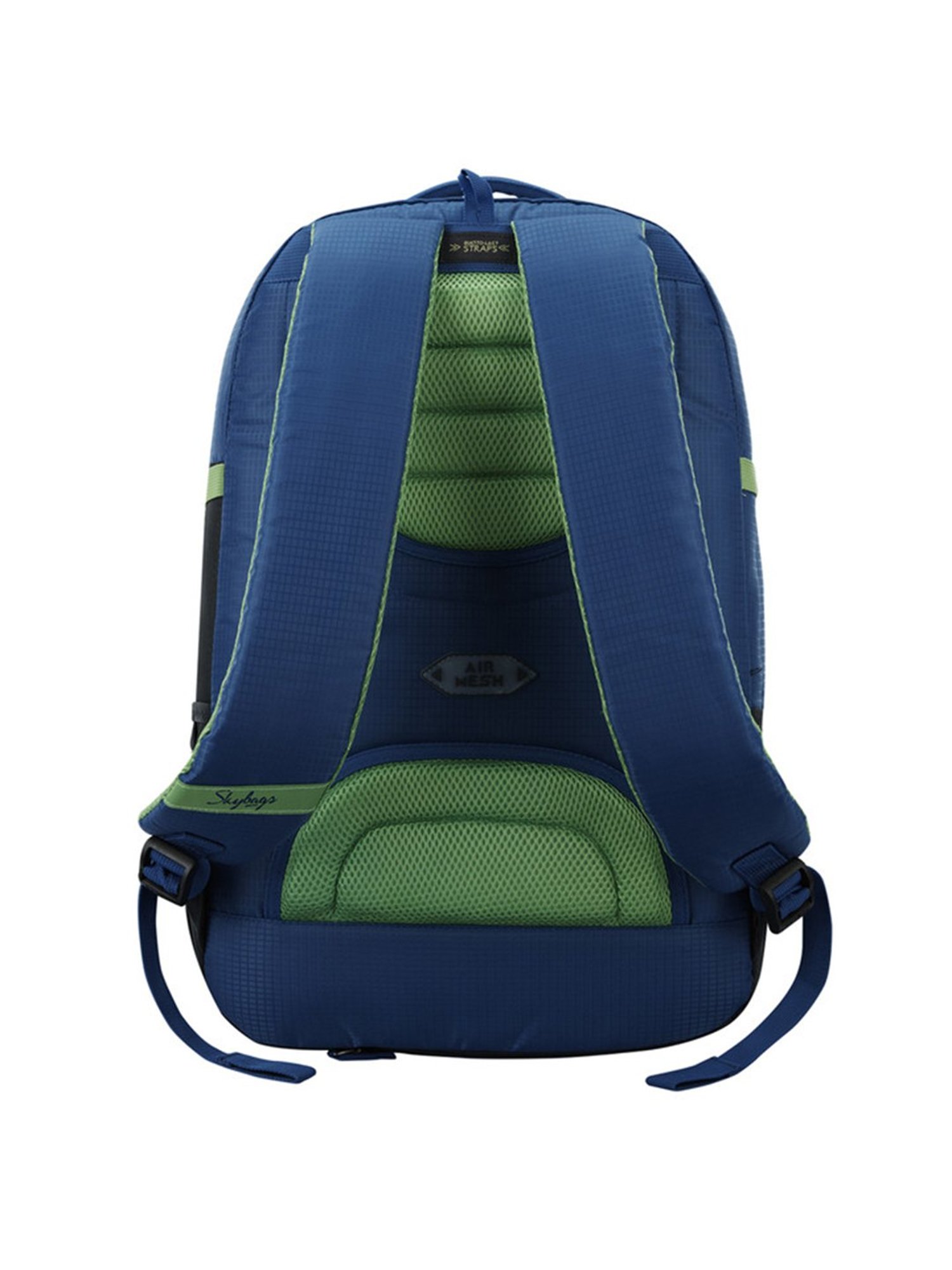 Skybags Campus Plus 33 Ltrs Blue & Black Medium Laptop Backpack with Rain Cover