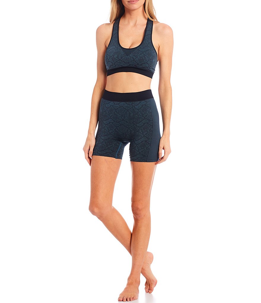 Half Moon by Modern Movement Python Printed Seamless Coordinating Racerback Bralette