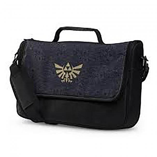 Nintendo Switch Messenger Bag - Zelda Edition, 2-in-1 Storage Organizer Bag with Adjustable Shoulder Strap, Removable Stealth Console Case | Gaming Cases & Accessories