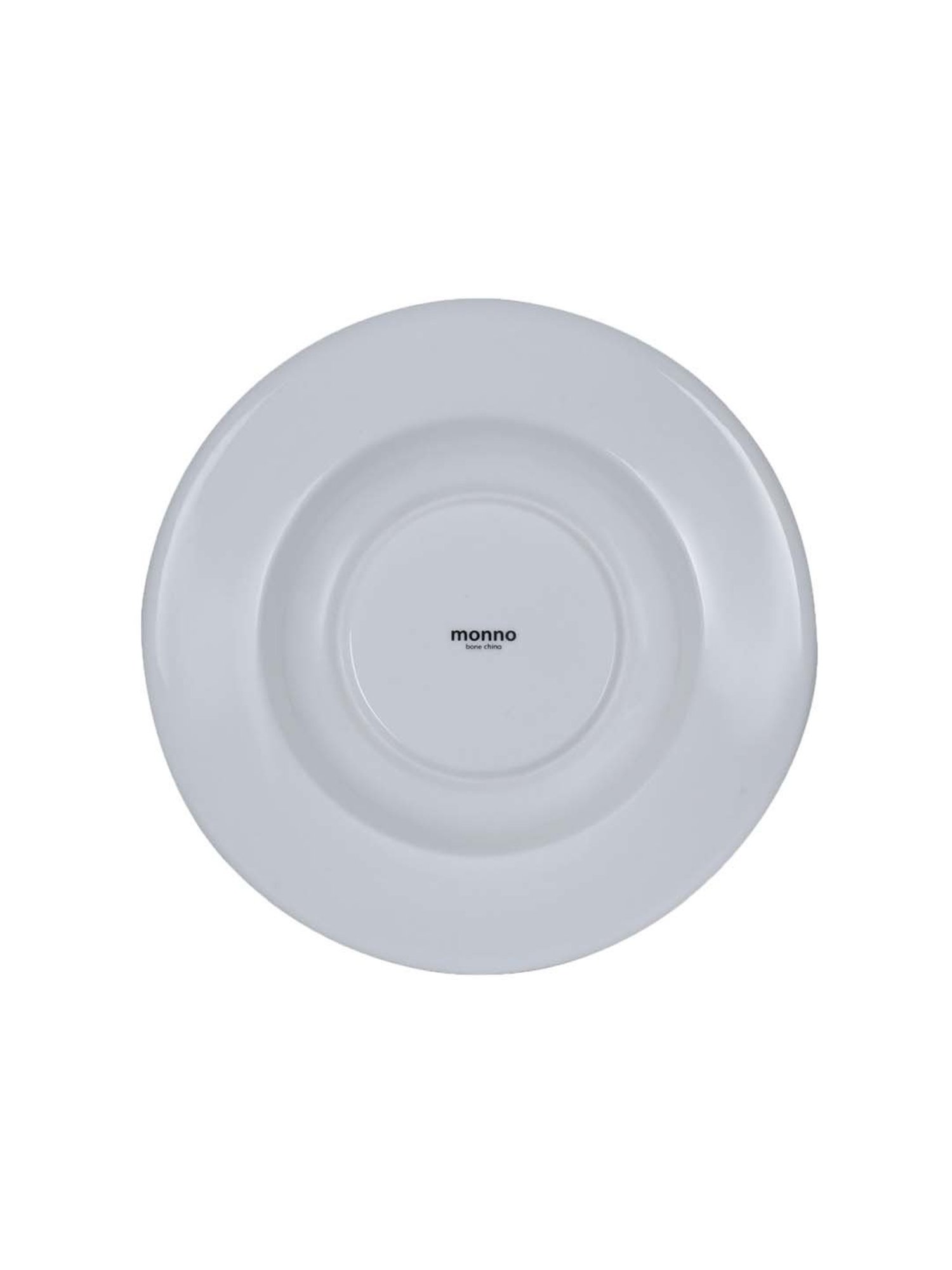 MONNO Cupola White Bone China 26 cm Soup Plate -Set of 2