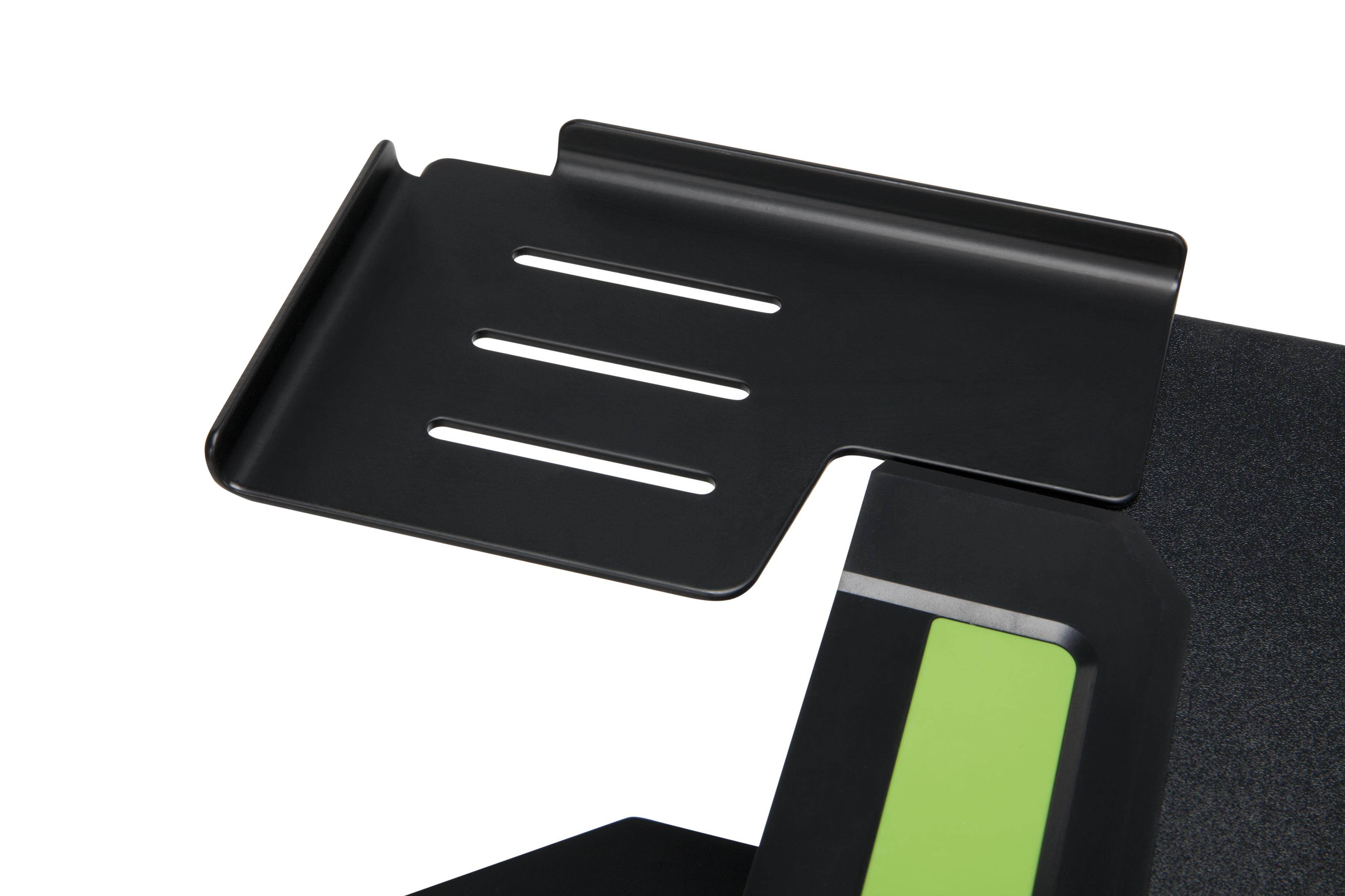 Gaming Desk 47.2" W x 23.6" D Office Computer Table, Black Gamer Workstation with 2 Cable Management Holes