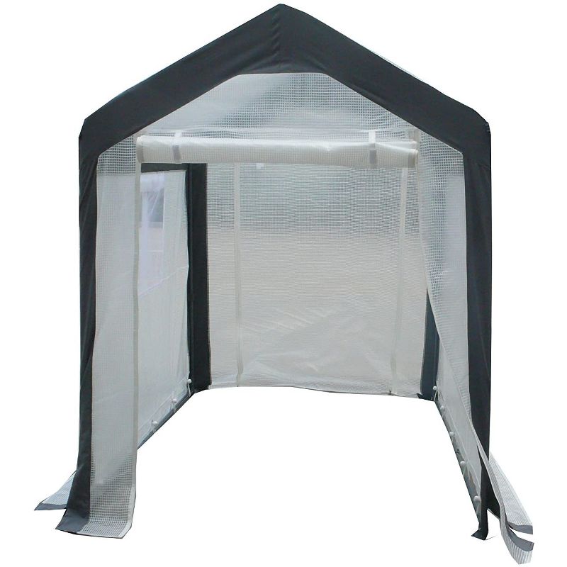 6' x 8' x 7' Nature Greenhouse Forest Green - Palram
