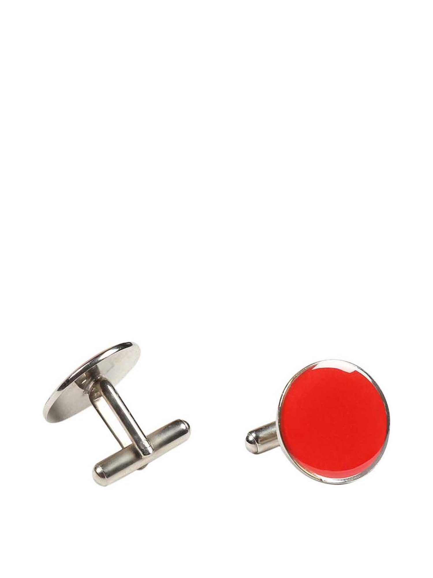 Tossido Maroon Woven Necktie With Pocket Square and Cufflinks