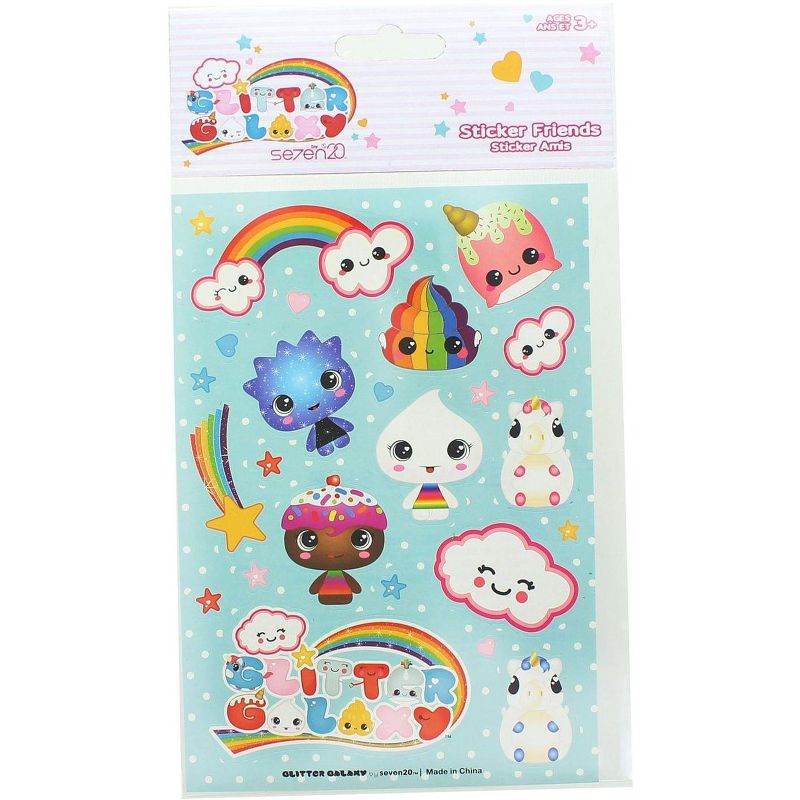 Toynk Glitter Galaxy LookSee Gift Box | Includes 6 Glitter Galaxy Themed Collectibles