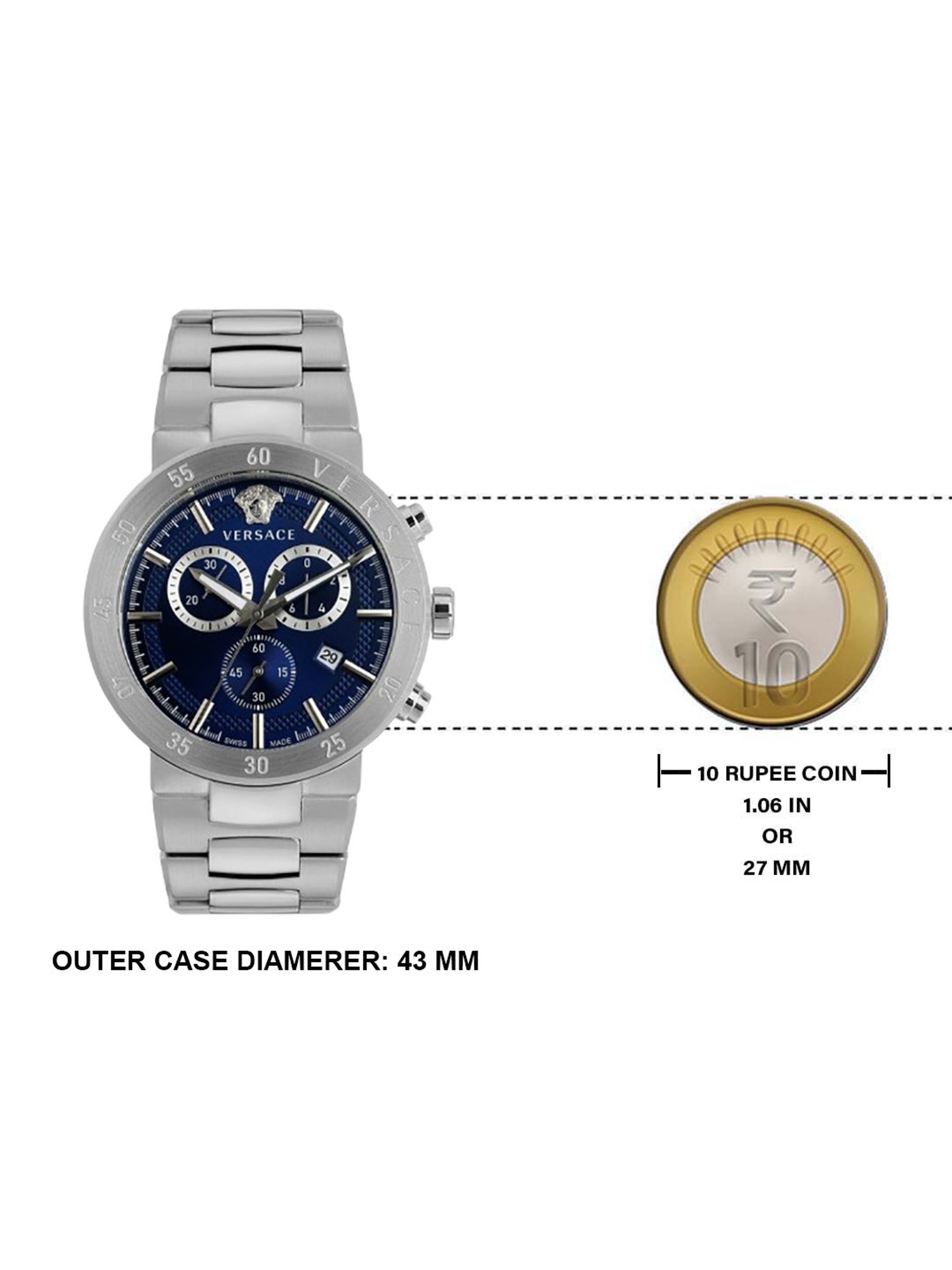 Versace VEPY00420 Chronograph Watch for Men