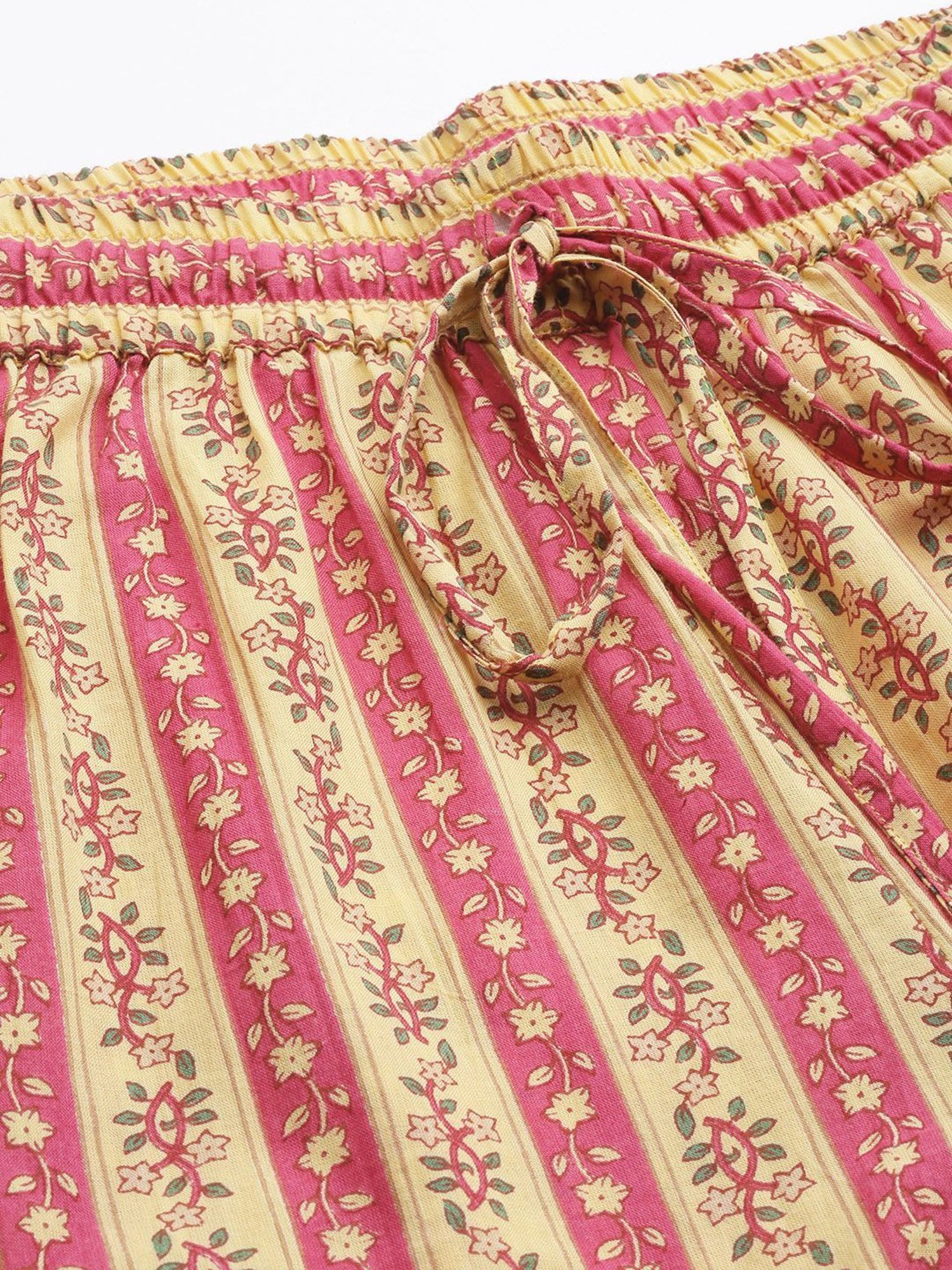 Prakrti Blue Cotton Printed Kurta Pant Set