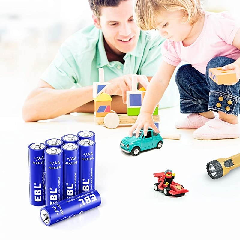 AA Batteries 15V AA Alkaline Battery Double A Homebasic Everyday AA Batteries for Game Controller Mouse Remote Pack of 60