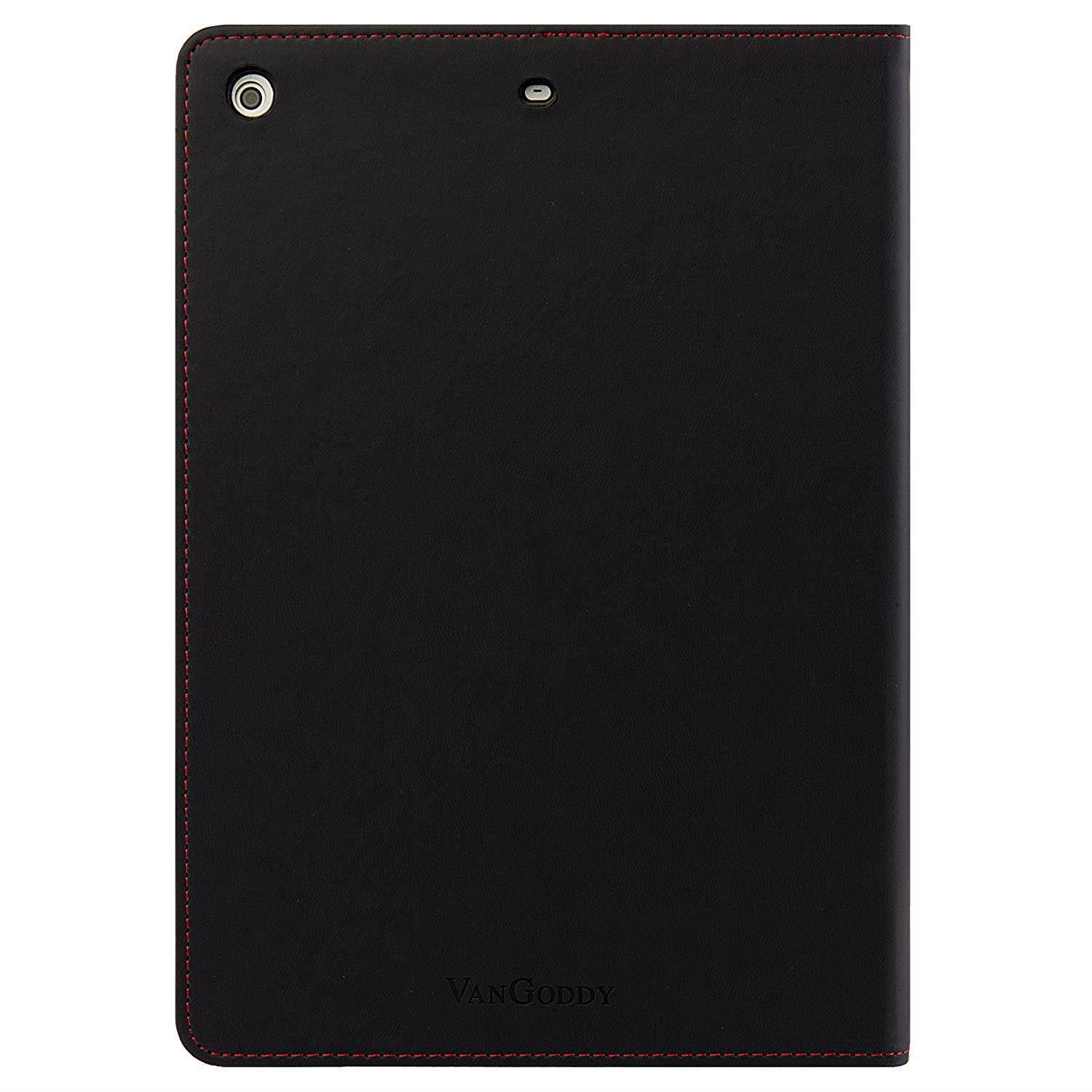 VanGoddy Red and Black Portfolio Case with Stand For Apple iPad Air