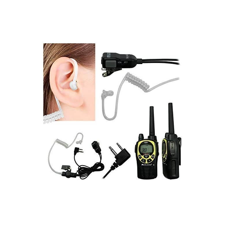 Walkie Talkie Headset for Midland Earpiece with Mic Security Headsets for Two Way Radios Compatible with Midland GXT1000VP4 LXT500VP3 GXT1050VP4 GXT1000XB etc by 6 Pack