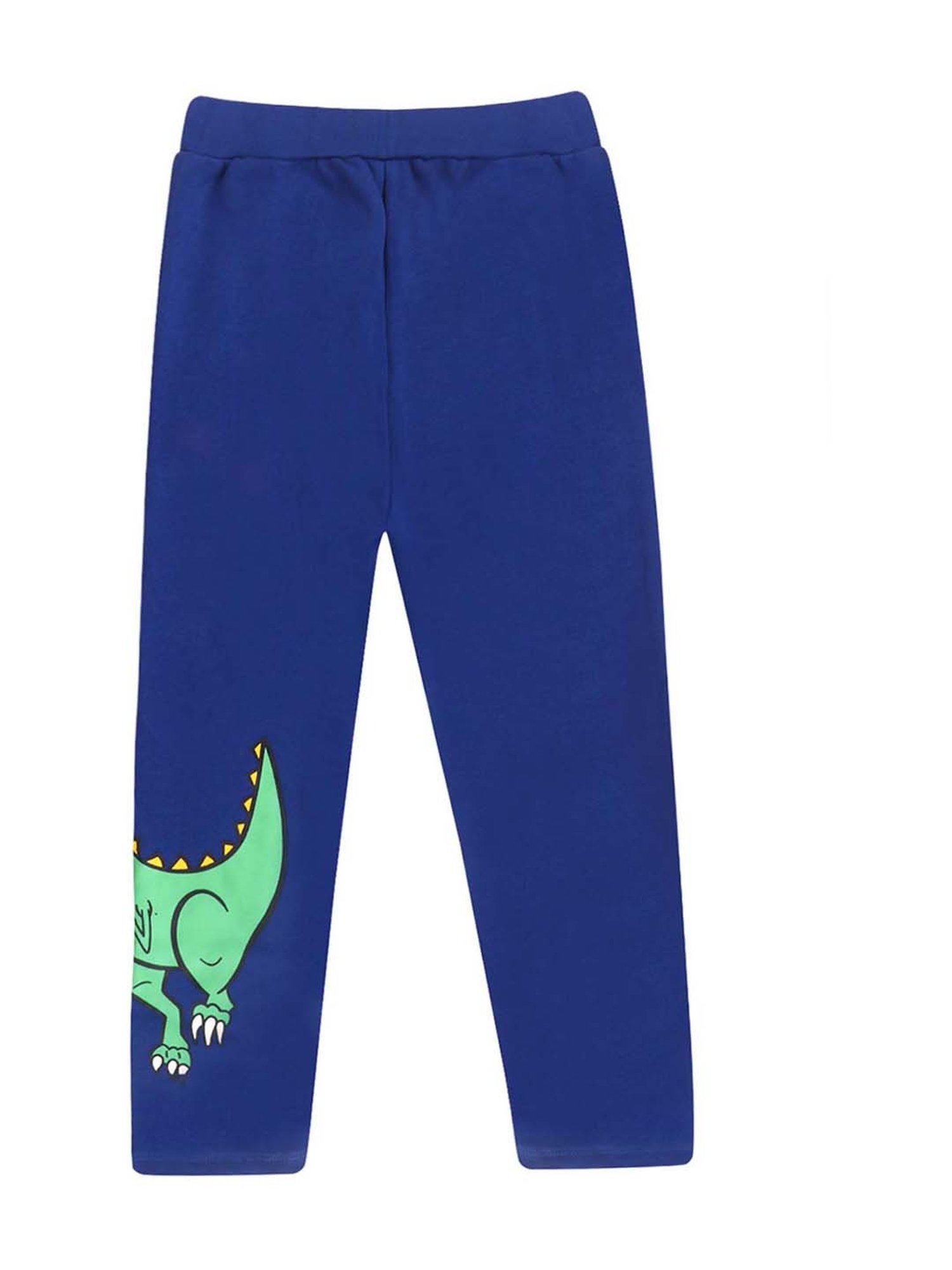 Lazy Shark Kids Navy Printed Joggers