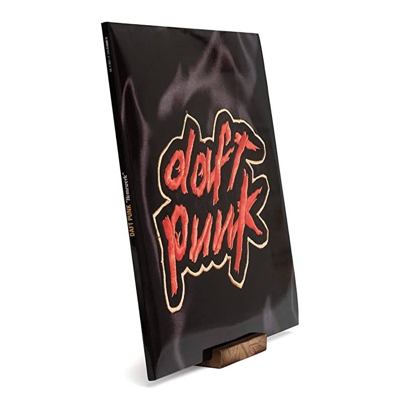 Premium Vinyl Record Stand Showcase Your Now Playing Album Cover Minimalistic Elegant Holder Design Compatible with All CDs LPs