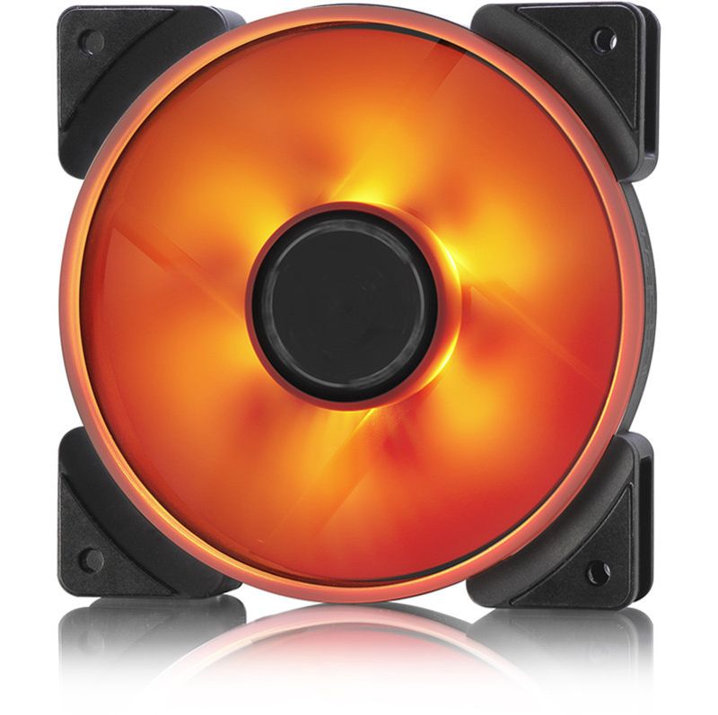 Fractal Design Prisma AL-12 Cooling Fan - 50.6 CFM - 19.5 dB(A) Noise - LLS Bearing - 3-pin - RGB LED - Rubber - 11.4 Year Life