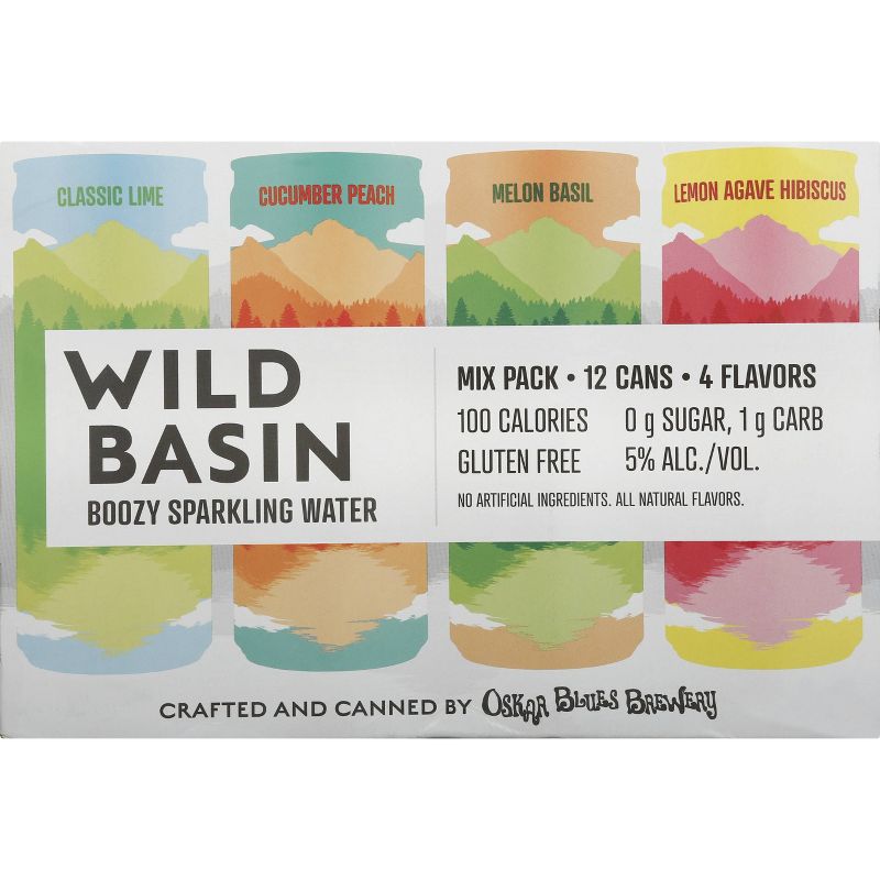Wild Basin Boozy Sparkling Water Original Mix Pack - 12pk/12 fl oz Cans