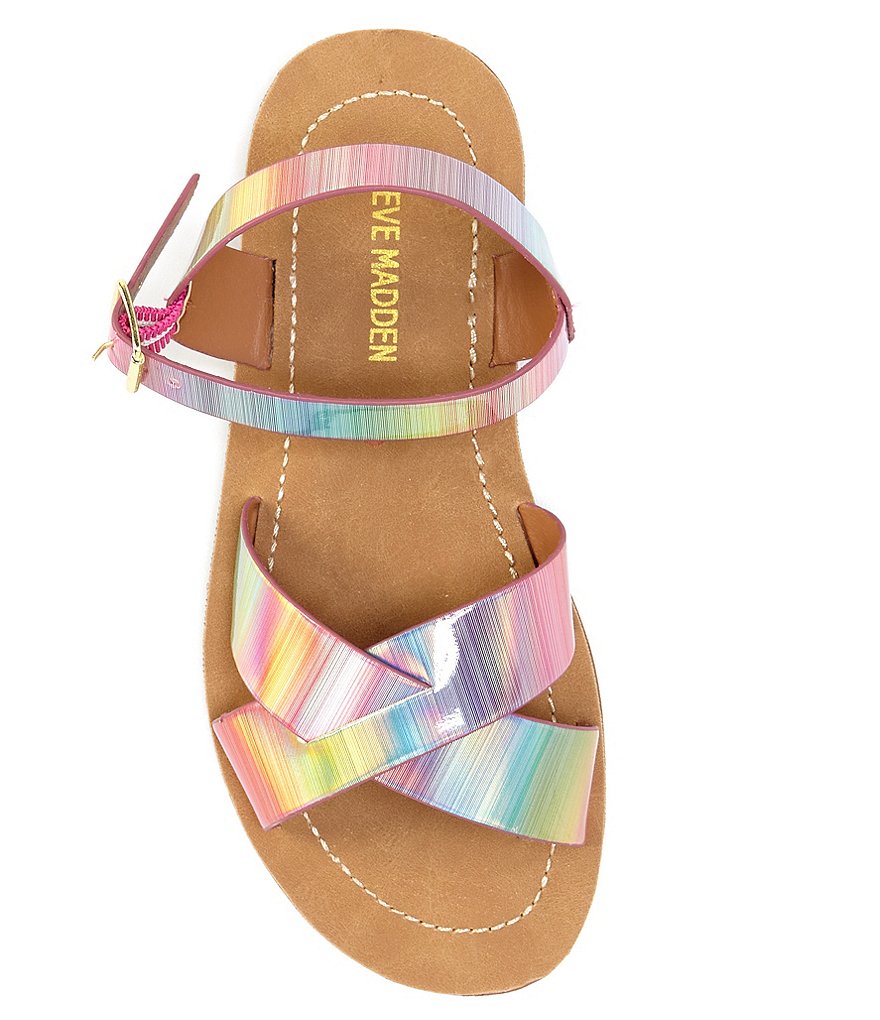 Steve Madden Girls' J-League Pink Multi Sandals (Youth)