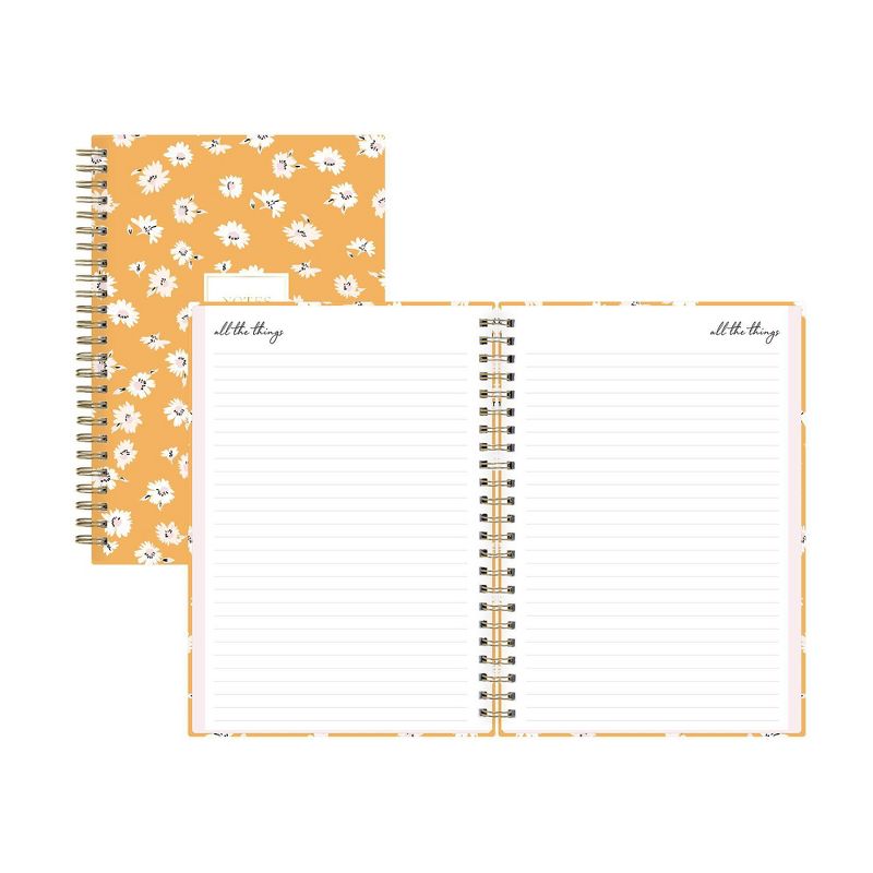 160 sheet No Rule 1 Subject Spiral Notebook Hard Cover Muted Mango - Cupcakes and Cashmere