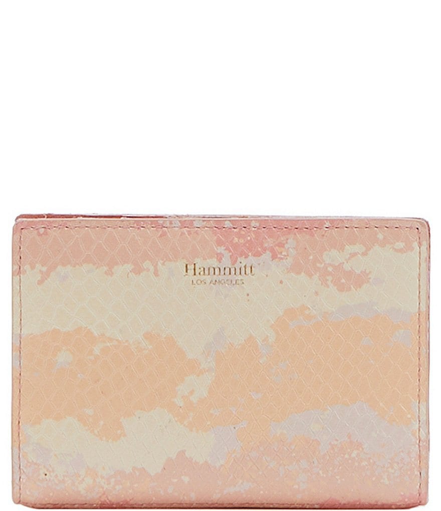 Hammitt 40 West Embossed Leather Card Holder