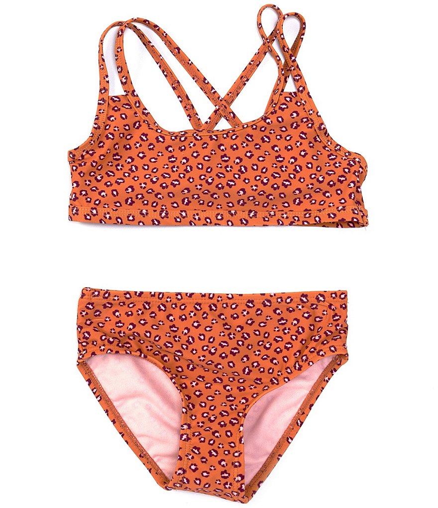 Tea Collection Little Girls 2-6 Printed Ruffled Tankini