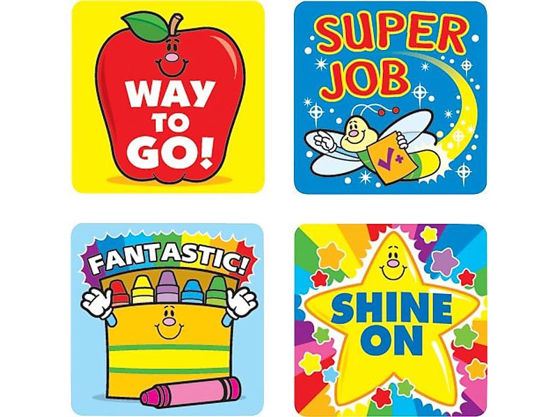 CARSON-DELLOSA Winning Words Motivational Stickers 648