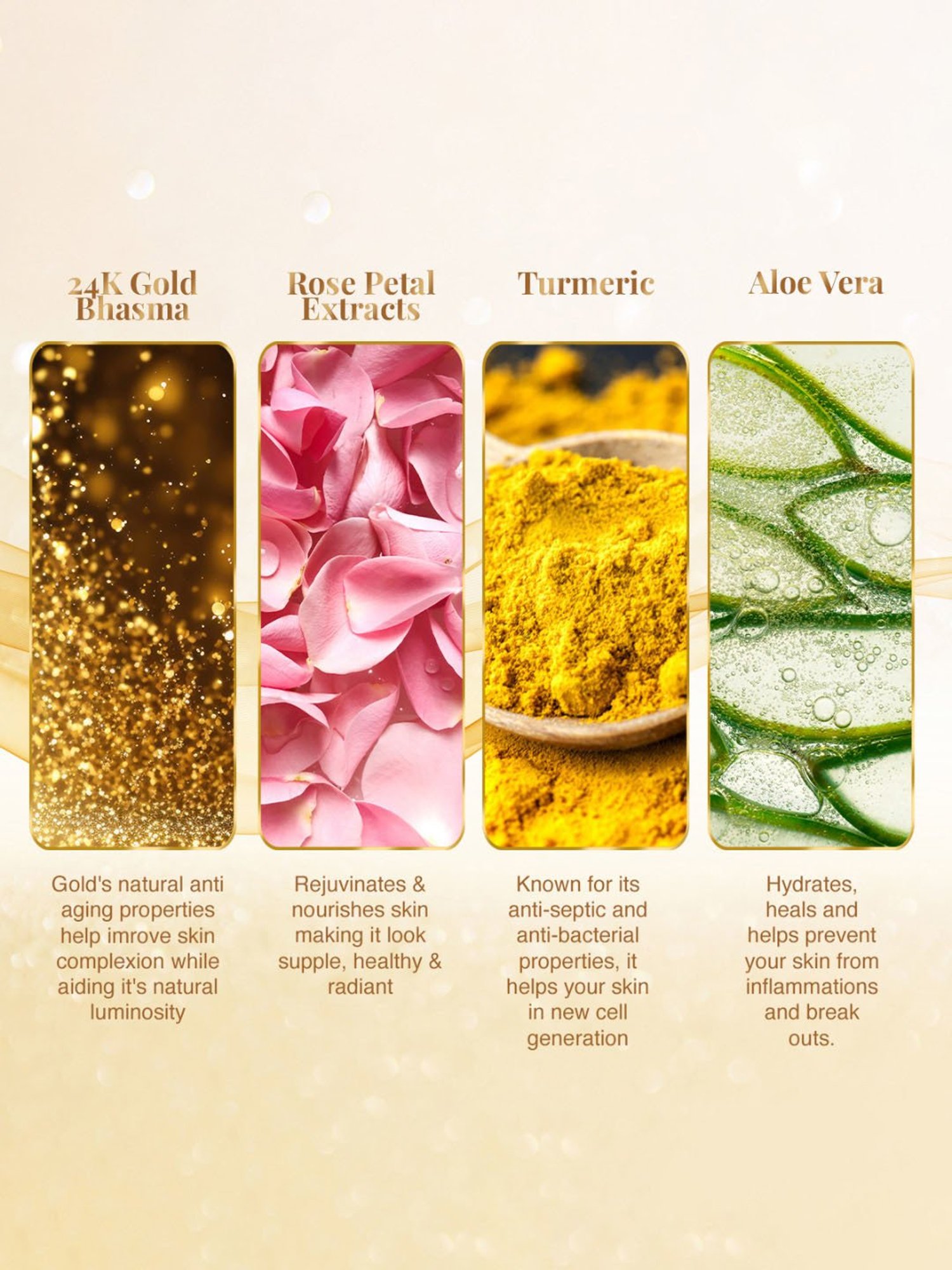 VLCC Gold Facial Kit for Bright & Glowing Skin - 60 gm