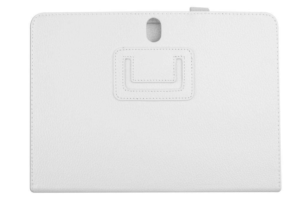 Hellfire Trading Magnetic PU Leather Case for Samsung Galaxy Tab 4 10.1" T530 - White
