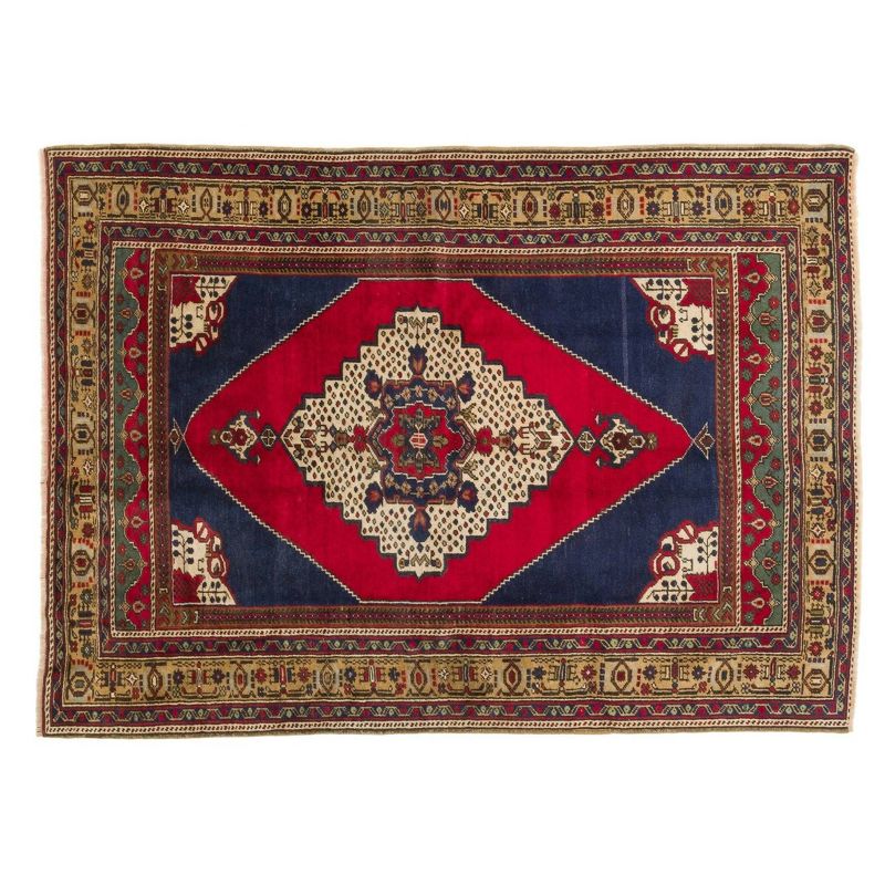 4'11"x6'10" Vintage One-of-a-Kind Yordan Rug - Revival Rugs