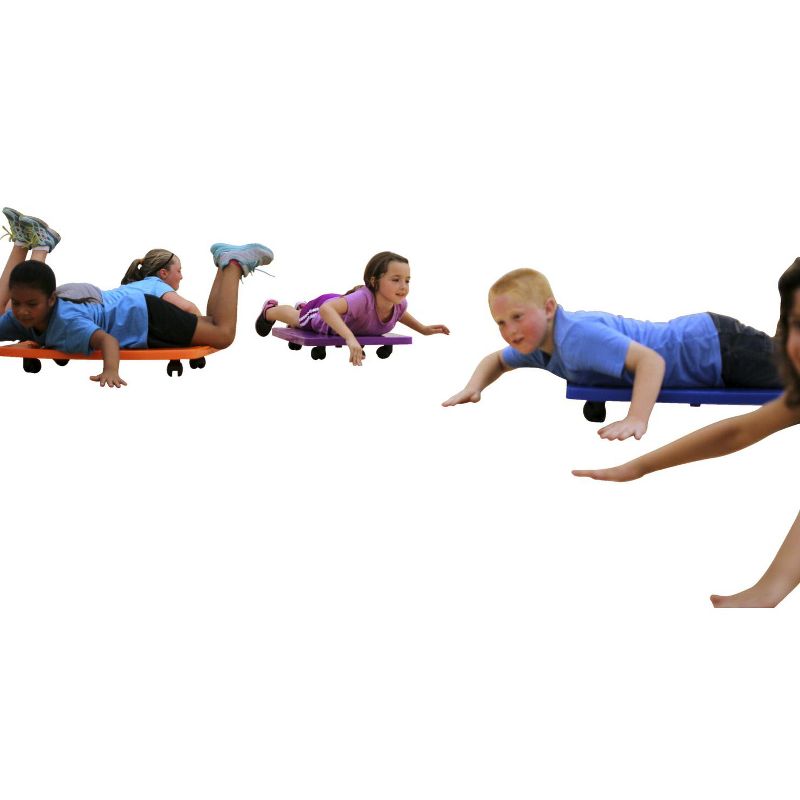 Sportime MegaScoot-II Scooters, 8 x 18 Inches, Assorted Colors, set of 6