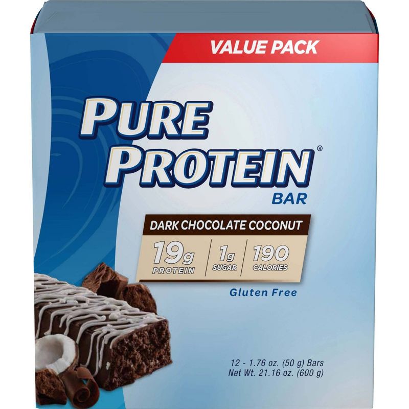 Pure Protein Bar - Dark Chocolate Coconut - 12ct