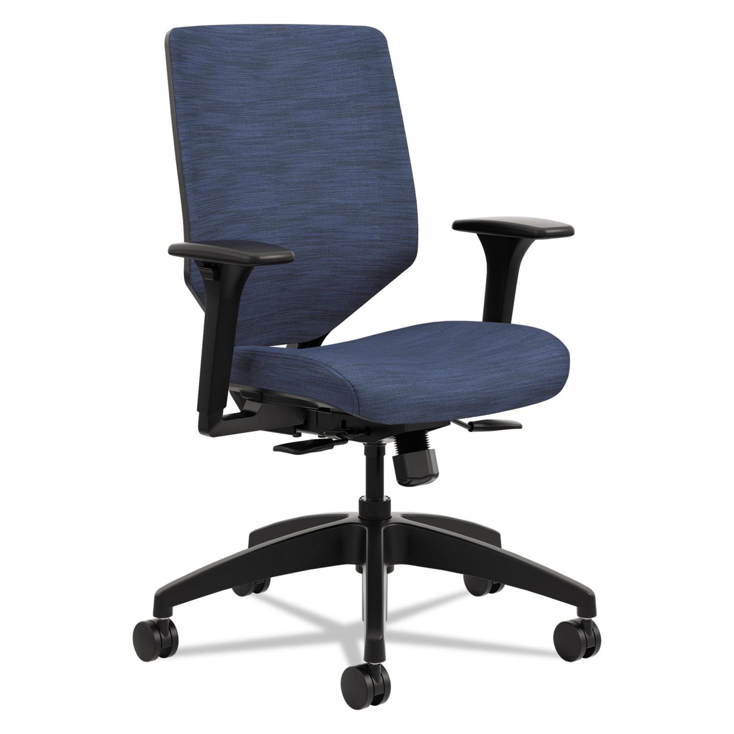 Solve Series Upholstered Back Task Chair, Midnight