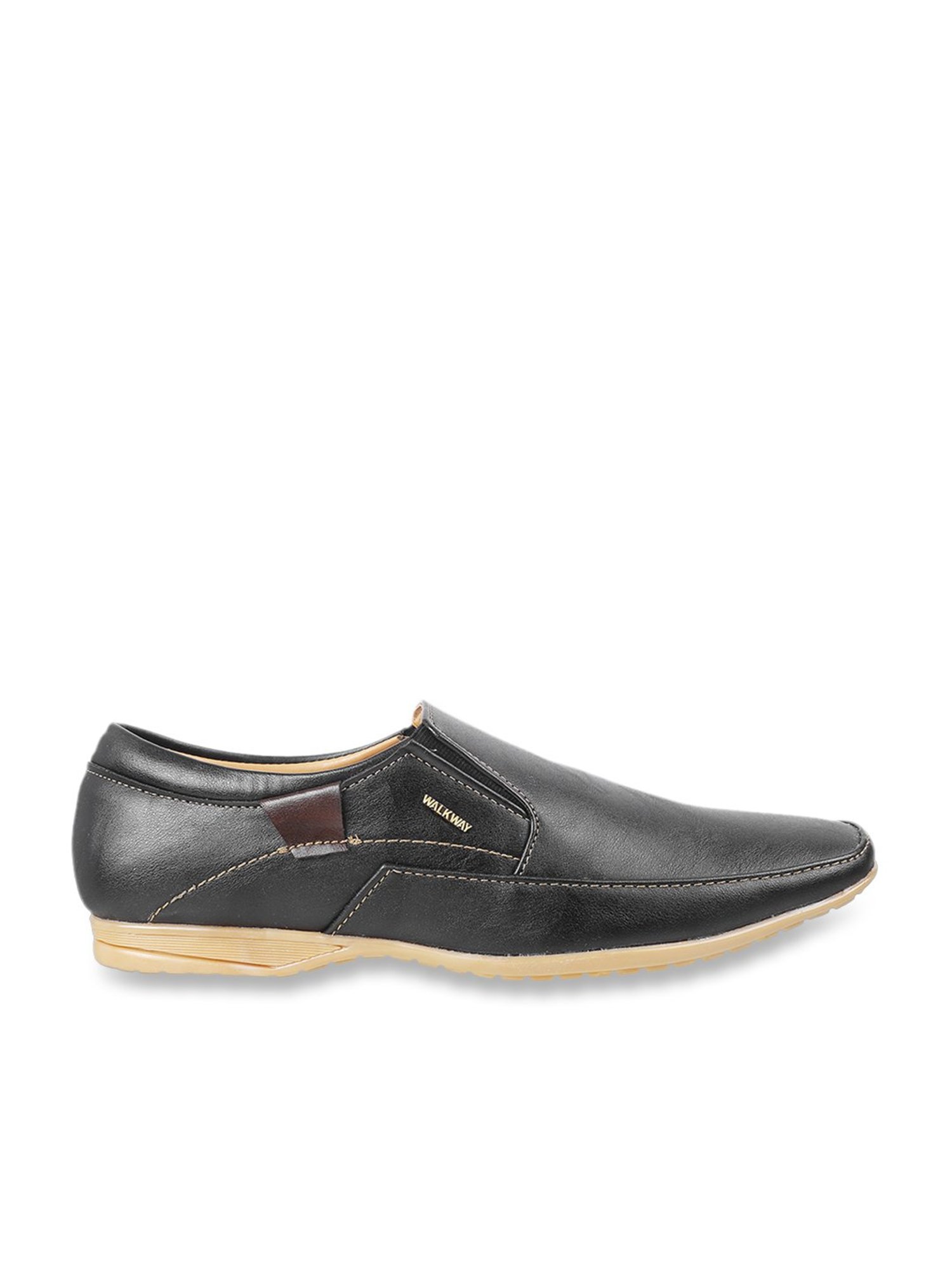 Walkway Men's Black Casual Moccasins