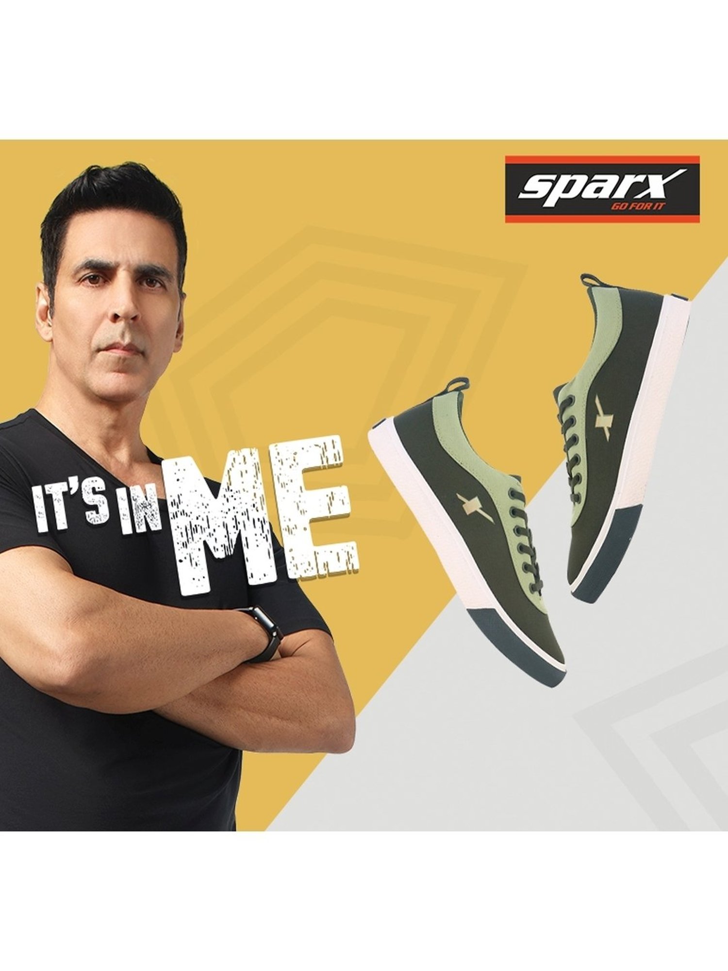 Sparx Men's Sage Green Casual Sneakers