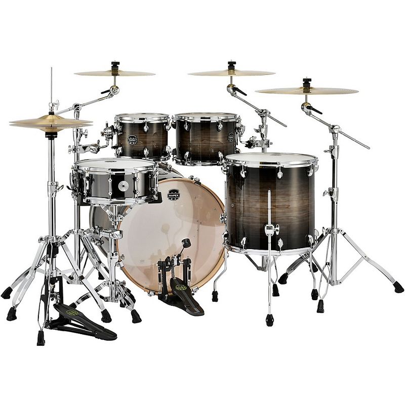 Pearl Export New Fusion 5-Piece Drum Set with Hardware Mirror Chrome
