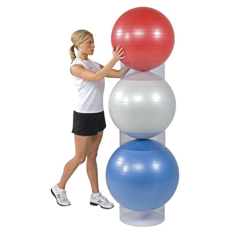 Power Systems 81020 Home Gym Stability Ball Storage Stackers for 45 to 75 cm Balls, Set of 3 Stackers