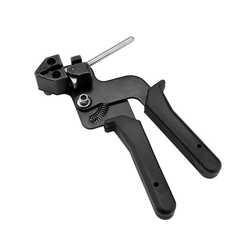 Tie Tool, Stainless Steel Fastening Tie Gun Tensioner Cutter Tool Cutting Width within 12mm