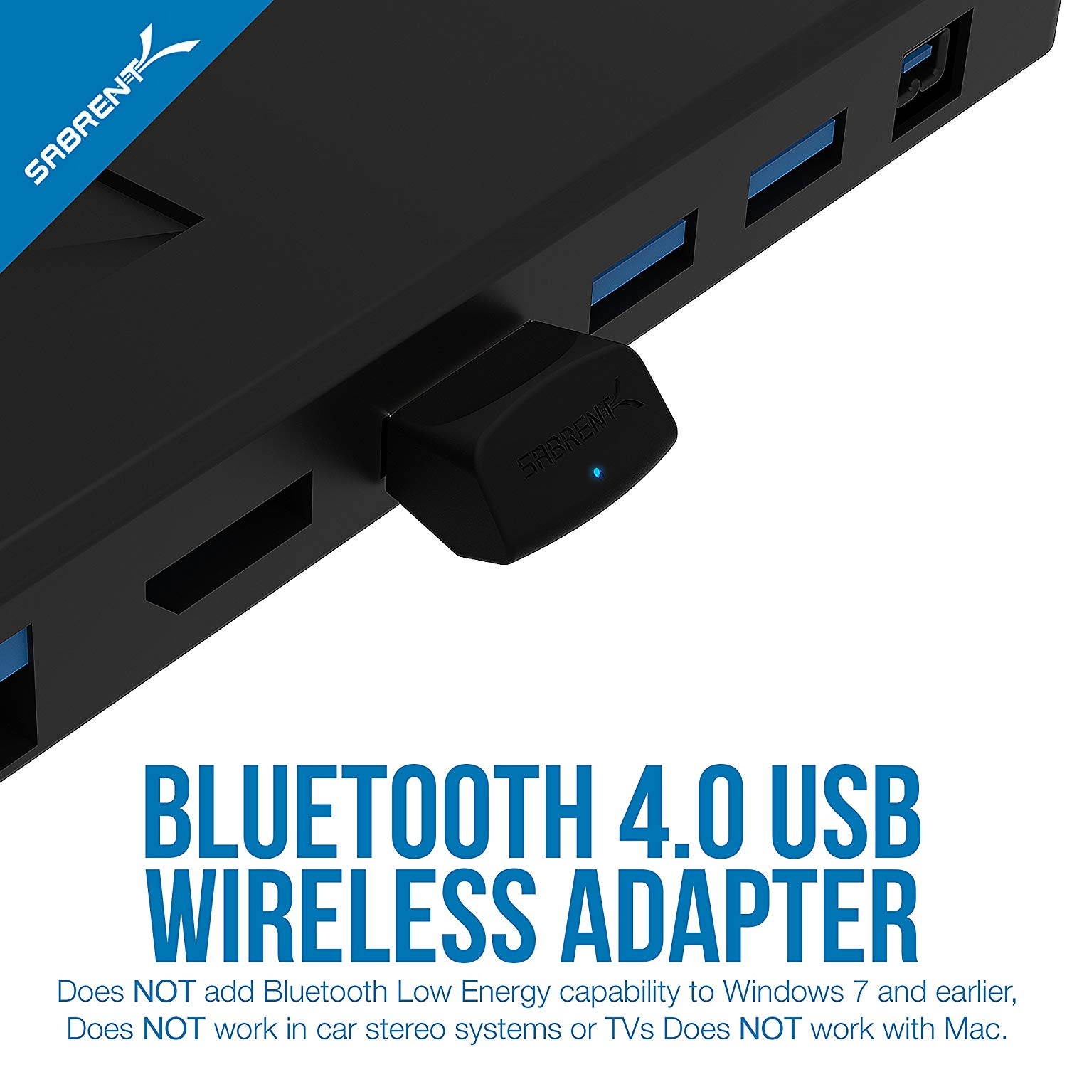 Sabrent Bluetooth 4.0 - Bluetooth Adapter For Desktop Computer-Notebook