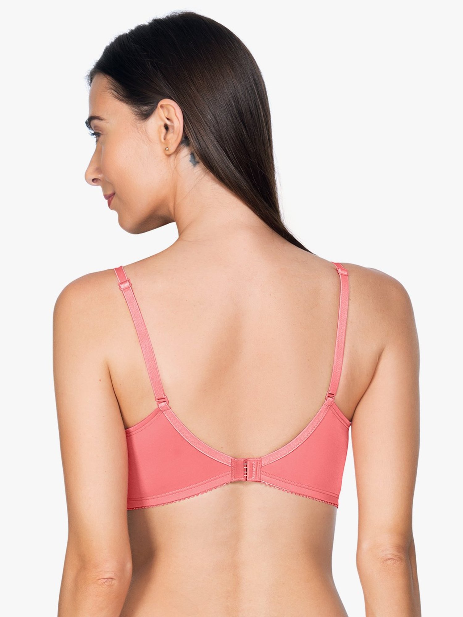 Amante Pink Non Wired Padded Everyday Bra