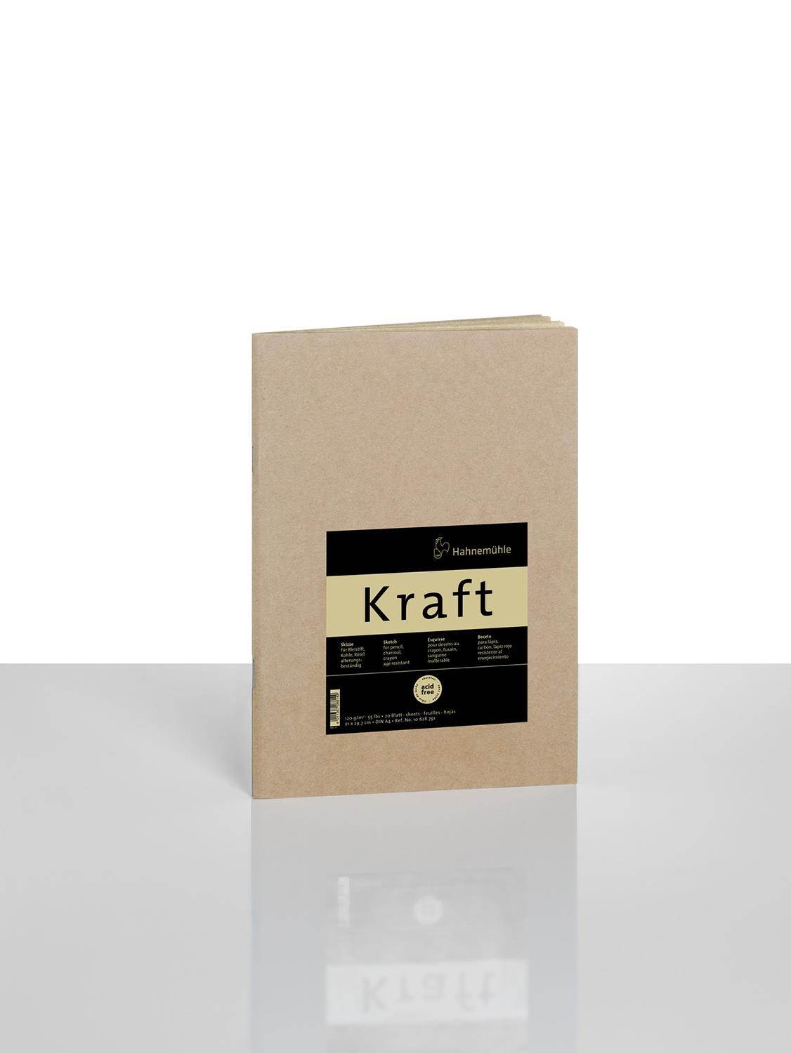 Hahnemuhle Kraft Paper Sketch A5 Booklet (Ochre Cover, 20 Sheets)
