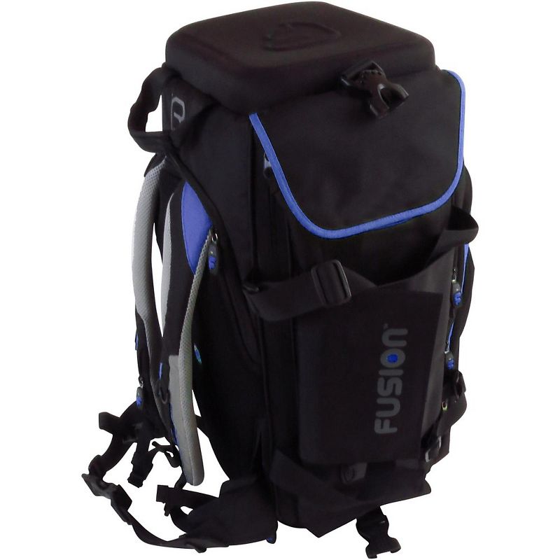 Fusion Premium Triple Trumpet Bag Black and Blue