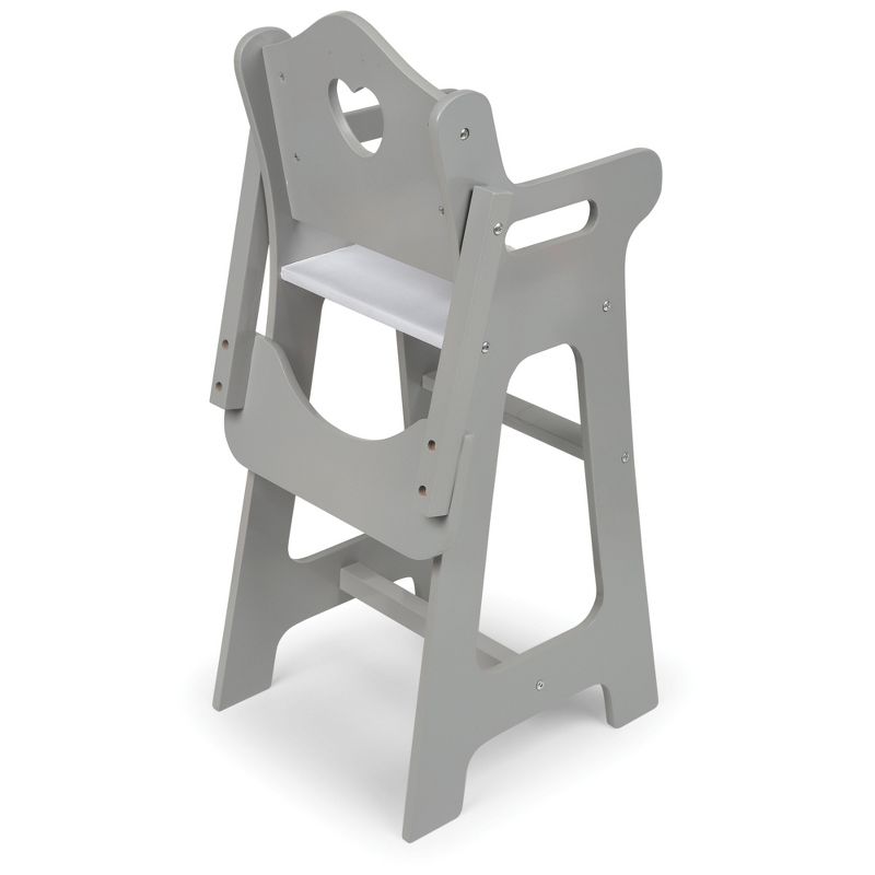 Badger Basket Doll High Chair - Executive Gray