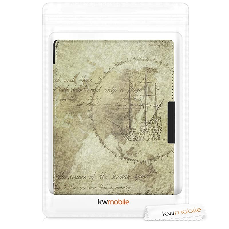 Case for Pocketbook InkPad 33 Pro Book Style PU Leather Protective eReader Cover Folio Case BrownLight Brown