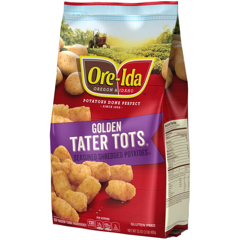 Ore-Ida Tater Tots Seasoned Frozen Shredded Potatoes - 32oz