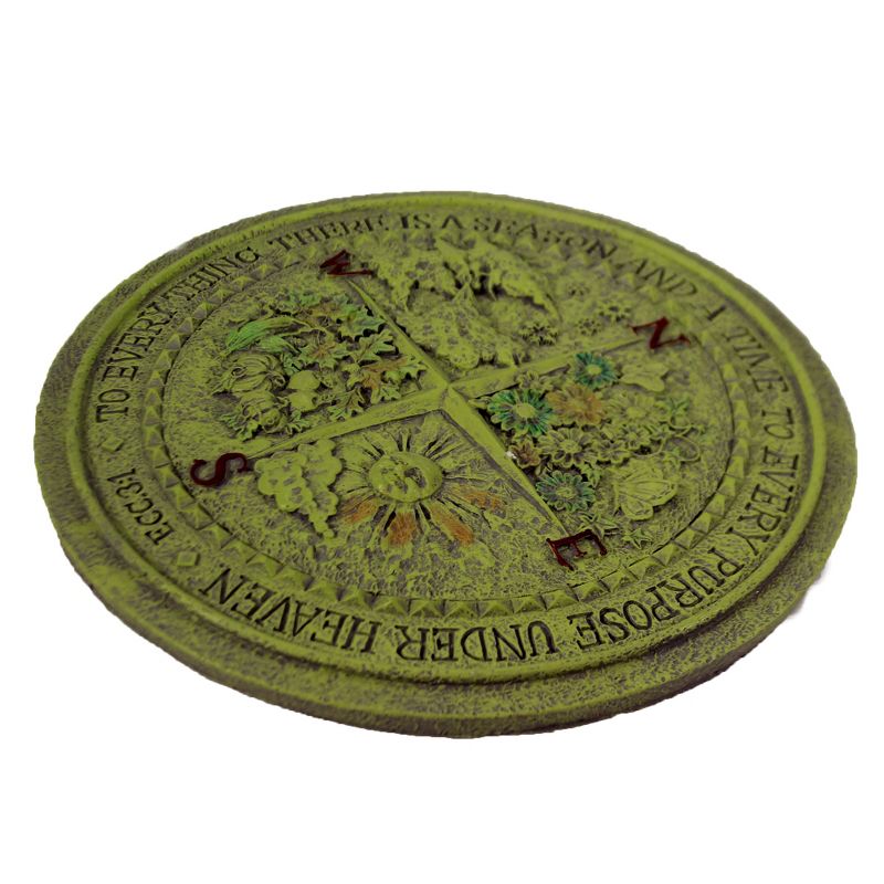 Home & Garden 11.25" Four Seasons Garden Plaque Spring Summer Winter Fall Roman, Inc  -  Wall Sign Panels