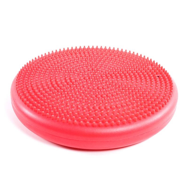 Power Systems 80159 Versa Inflated Cushion Disc Fitness Equipment for Home or Gym Balance Exercise Stability Workout or Sensory Support Therapy, Blue