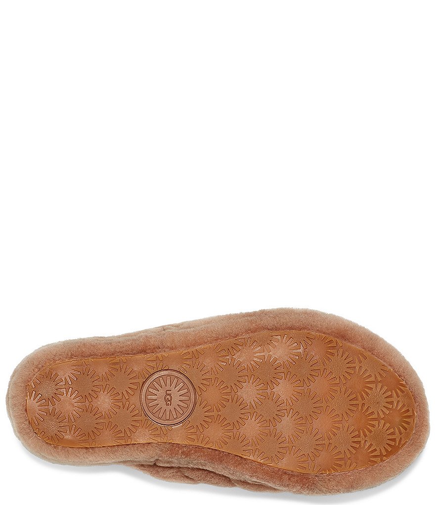 UGG&reg; Logo Fluff Yeah Fur Slides