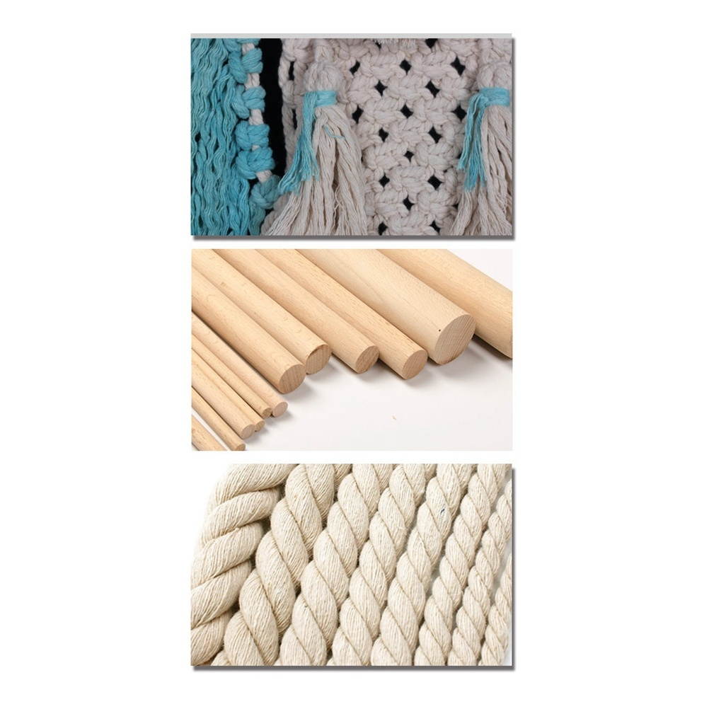 42x20cm Handmade Tassel Wall Hanging Tapestry Ornament Craft Indoor Home Hanging Decor