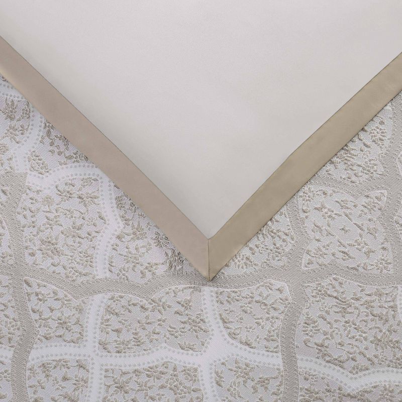 Charisma Paloma 4pc Queen Gold Duvet Set