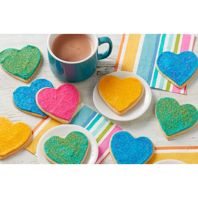 Wilton Gold, Silver and White Sugars - 3oz