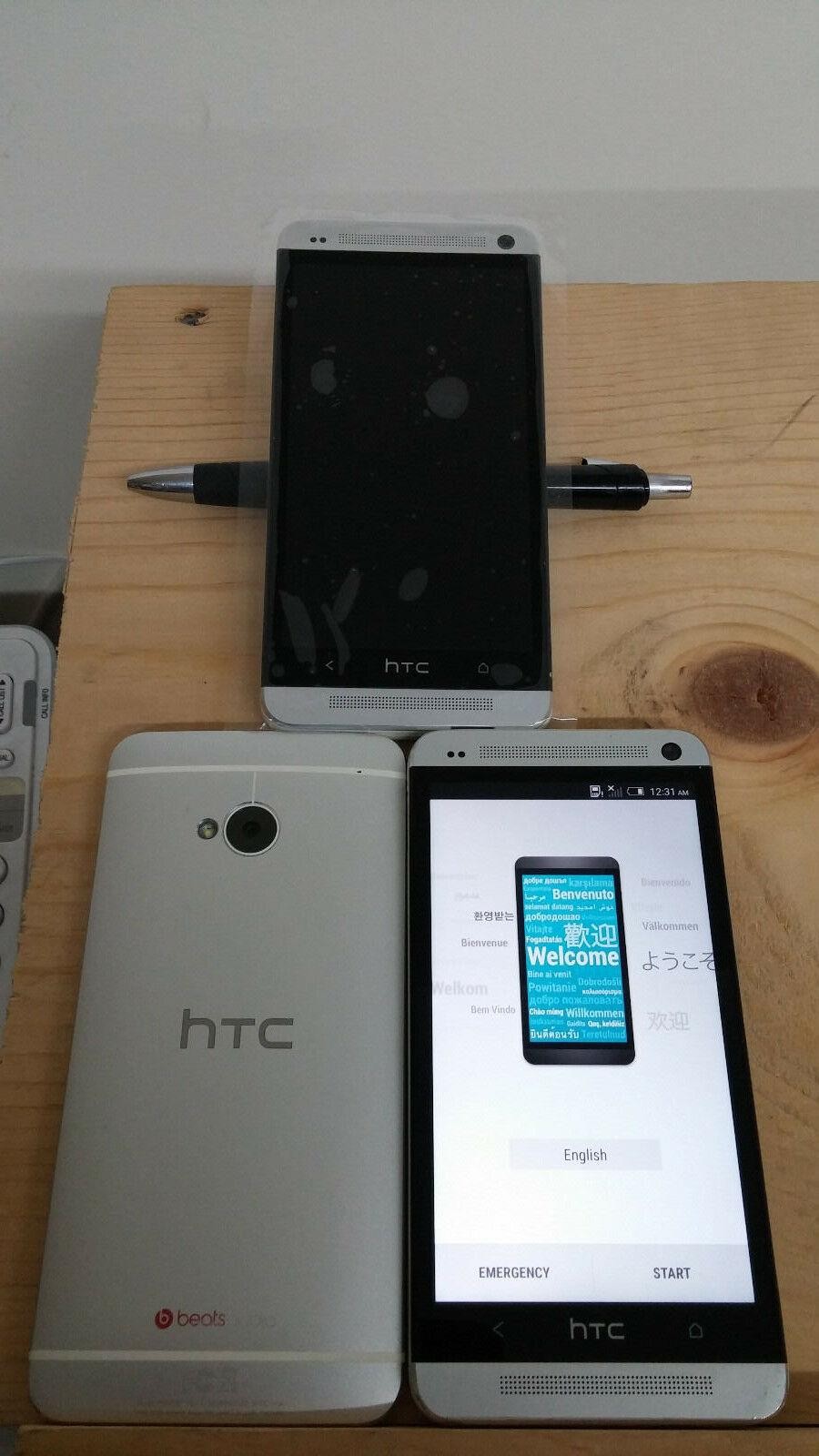 HTC One M7 - 32GB - silver (UNLOCKED-T-MOBILE) VERY GOOD CONDITION-CLEAN ESN!