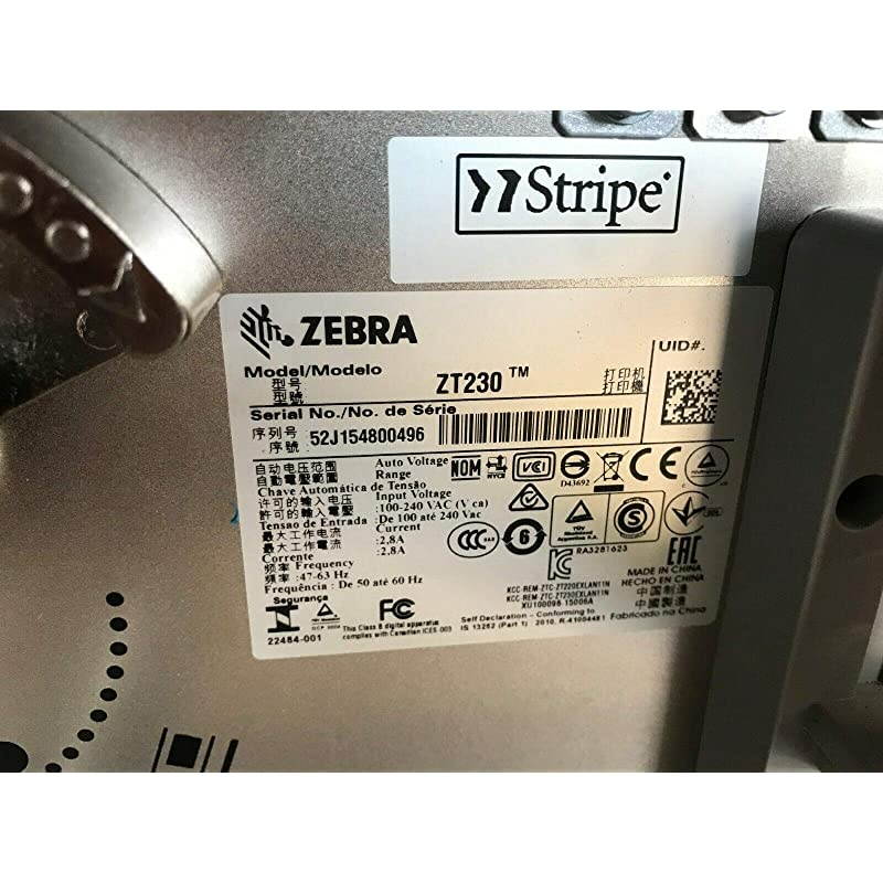Stripe ZT230 Thermal Barcode Printer Tested W/ Prints