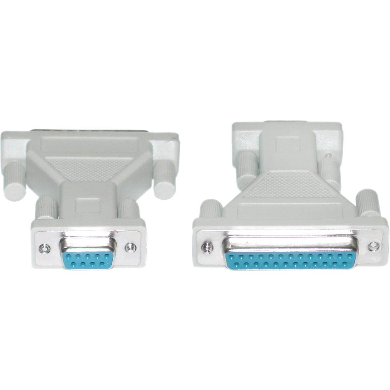 Cable Wholesale DB9 Female / DB25 Female, AT Modem Adaptor, Molded