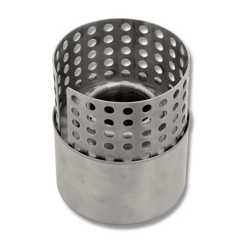 nCamp Portable Stainless Steel Outdoor Camping Stove and Gas Adapter Hose Bundle with Portable Stainless Steel Outdoor Camping Espresso Coffee Maker